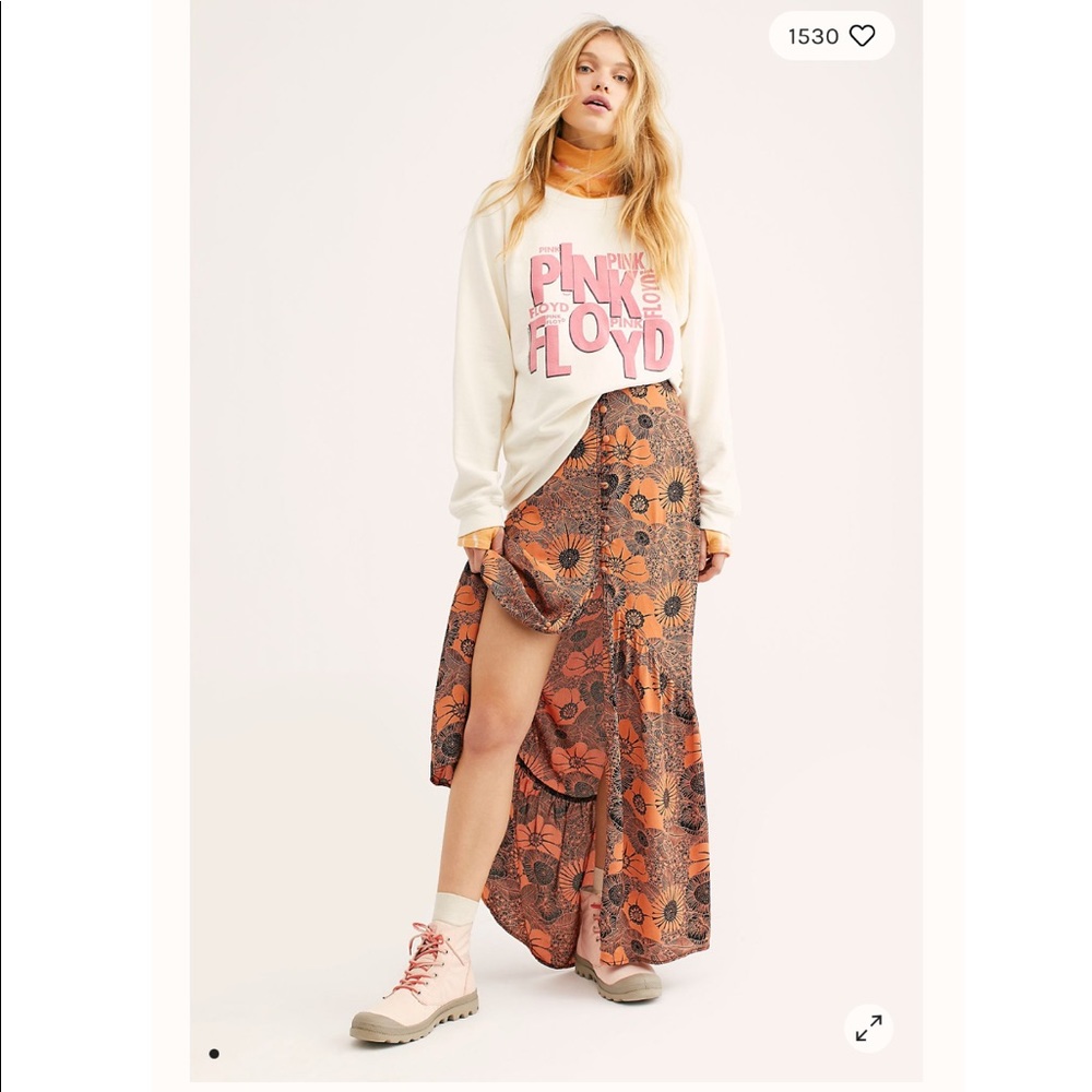 Free People Maxi Skirt By Flynn Skye